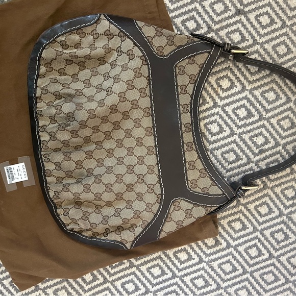 Gucci Hobo Queen Bow Guccisimma Logo Shoulder Bag - Picture 3 of 8